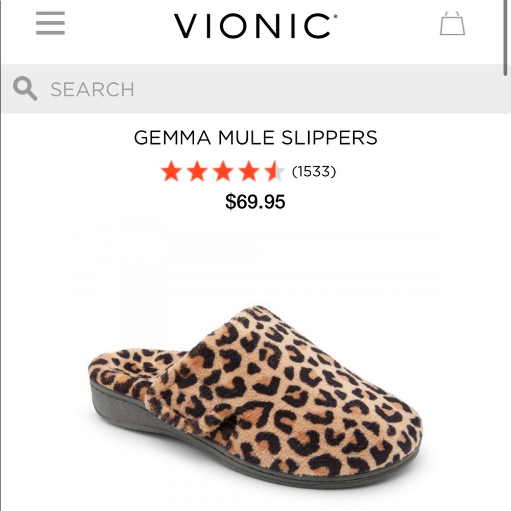 NEW women’s Vionic slippers.